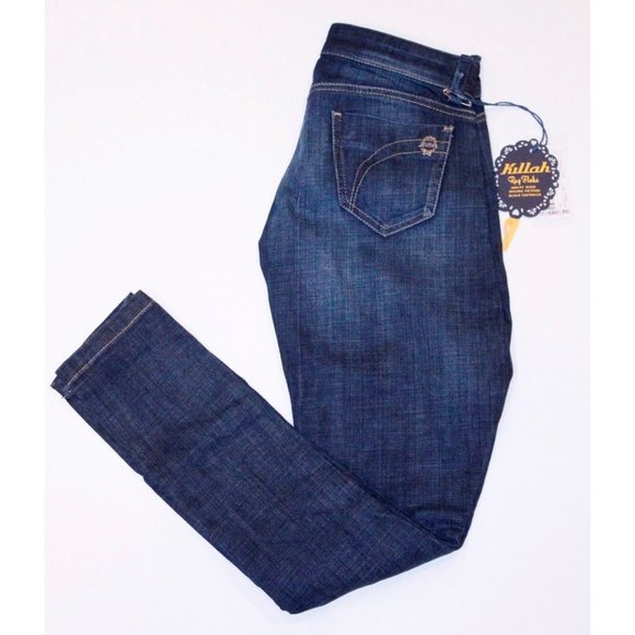 KILLAH Rag Flake DENIM Jeans MIA Trousers BASI-K Slim Fit JM4600 5-Pocket $169 - Picture 2 of 2